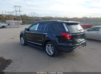 2017 FORD EXPLORER LIMITED Black  Gasoline 1FM5K8F89HGD34344 photo #4