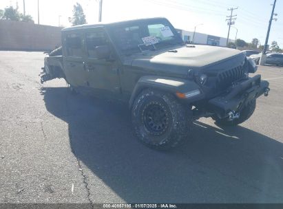 2022 JEEP GLADIATOR SPORT S 4X4 Green  Gasoline 1C6HJTAG3NL170069 photo #1