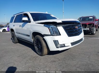 2020 CADILLAC ESCALADE 4WD PLATINUM White  Gasoline 1GYS4DKJXLR177224 photo #1