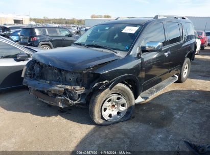 2011 NISSAN ARMADA SV Black  Flexible Fuel 5N1BA0ND2BN612252 photo #3