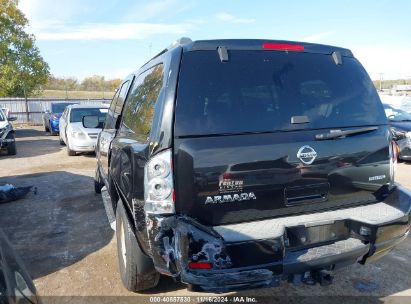 2011 NISSAN ARMADA SV Black  Flexible Fuel 5N1BA0ND2BN612252 photo #4