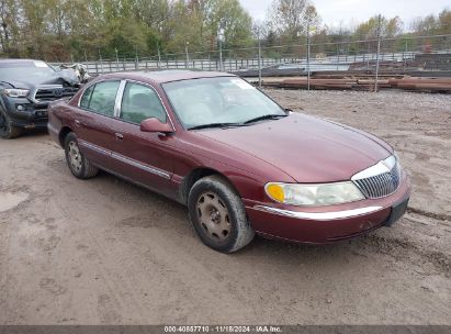 2002 LINCOLN CONTINENTAL Maroon  Gasoline 1LNHM97V72Y701583 photo #1