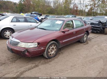 2002 LINCOLN CONTINENTAL Maroon  Gasoline 1LNHM97V72Y701583 photo #3