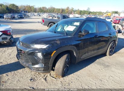 2022 CHEVROLET TRAILBLAZER FWD RS Black  Gasoline KL79MTSL7NB055834 photo #3