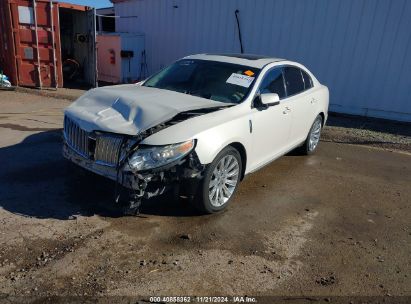 2009 LINCOLN MKS White  Gasoline 1LNHM93R69G631728 photo #3