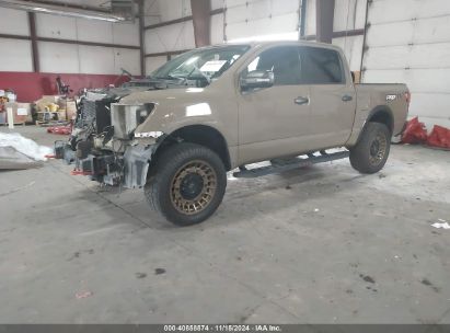 2021 NISSAN TITAN PRO-4X 4X4 Tan  Gasoline 1N6AA1ED3MN509394 photo #3