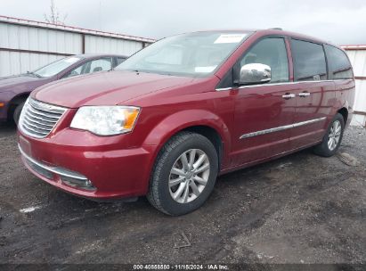 2015 CHRYSLER TOWN & COUNTRY LIMITED PLATINUM Burgundy  Flexible Fuel 2C4RC1GG6FR711269 photo #3