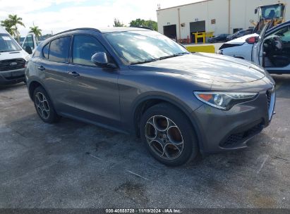 2018 ALFA ROMEO STELVIO SPORT AWD Gray  Gasoline ZASFAKPN1J7B63535 photo #1