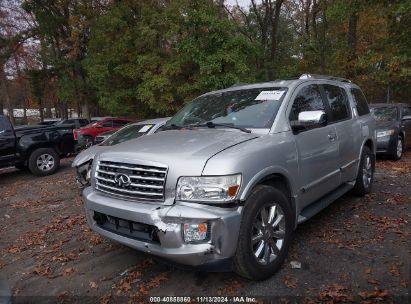 2008 INFINITI QX56 Silver  Gasoline 5N3AA08CX8N908246 photo #3