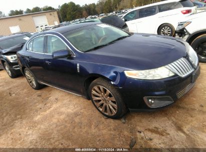 2011 LINCOLN MKS Blue  Gasoline 1LNHL9DR4BG614112 photo #1