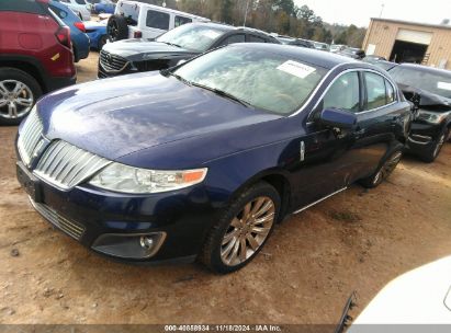 2011 LINCOLN MKS Blue  Gasoline 1LNHL9DR4BG614112 photo #3