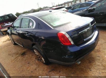 2011 LINCOLN MKS Blue  Gasoline 1LNHL9DR4BG614112 photo #4