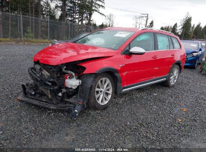 2017 VOLKSWAGEN GOLF ALLTRACK TSI S/TSI SE/TSI SEL Red  Gasoline 3VWH17AU3HM530494 photo #3