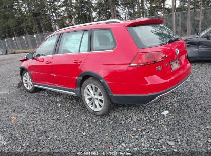 2017 VOLKSWAGEN GOLF ALLTRACK TSI S/TSI SE/TSI SEL Red  Gasoline 3VWH17AU3HM530494 photo #4