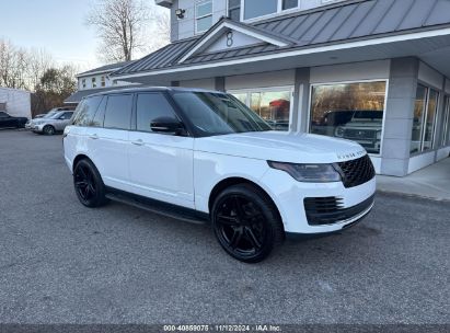 2018 LAND ROVER RANGE ROVER HSE White  diesel SALGS2RK1JA381161 photo #1