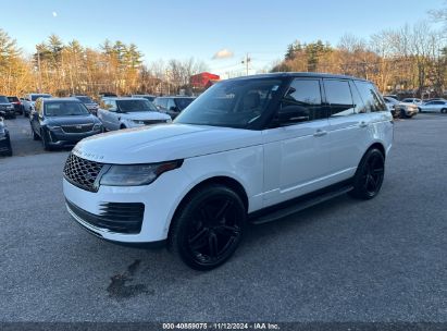 2018 LAND ROVER RANGE ROVER HSE White  diesel SALGS2RK1JA381161 photo #3