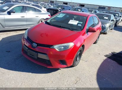 2015 TOYOTA COROLLA LE Red  Gasoline 2T1BURHE7FC440975 photo #3