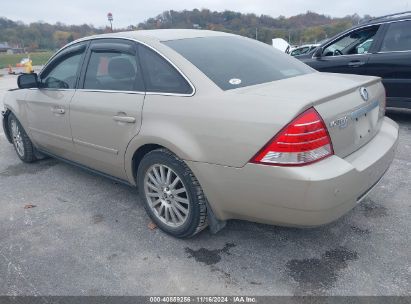 2005 MERCURY MONTEGO PREMIER Gold  Gasoline 1MEFM42125G622348 photo #4