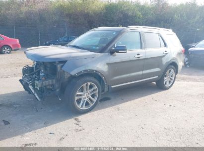 2017 FORD EXPLORER LIMITED Gray  Gasoline 1FM5K8F88HGD75788 photo #3