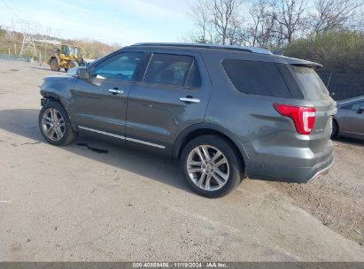 2017 FORD EXPLORER LIMITED Gray  Gasoline 1FM5K8F88HGD75788 photo #4