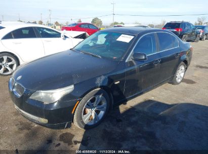 2009 BMW 528I Black  Gasoline WBANU53579C119087 photo #3