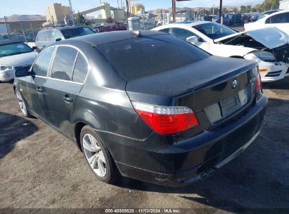 2009 BMW 528I Black  Gasoline WBANU53579C119087 photo #4