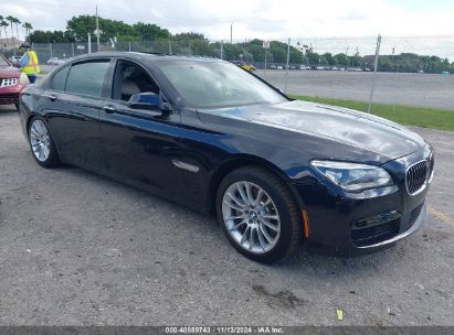 2015 BMW 750LI XDRIVE Black  Gasoline WBAYF8C58FD654492 photo #1