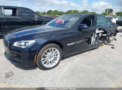 2015 BMW 750LI XDRIVE Black  Gasoline WBAYF8C58FD654492 photo #3