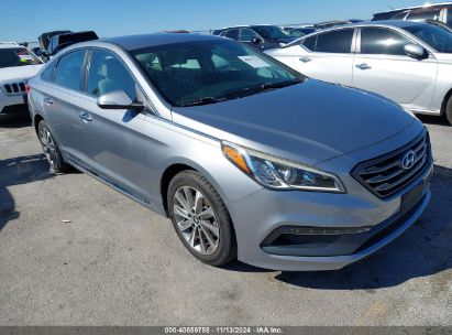 2015 HYUNDAI SONATA SPORT Gray  Gasoline 5NPE34AF5FH096906 photo #1