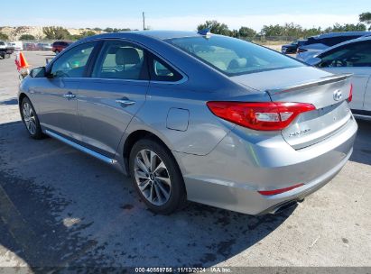 2015 HYUNDAI SONATA SPORT Gray  Gasoline 5NPE34AF5FH096906 photo #4