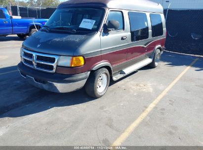 1999 DODGE RAM VAN 1500 COMMERCIAL/CONVERSION Burgundy  Gasoline 2B6HB11Z9XK549497 photo #3