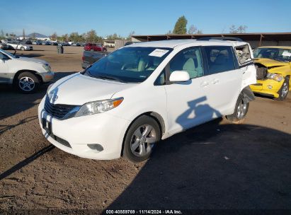 2013 TOYOTA SIENNA LE V6 8 PASSENGER White  Gasoline 5TDKK3DC9DS341795 photo #3