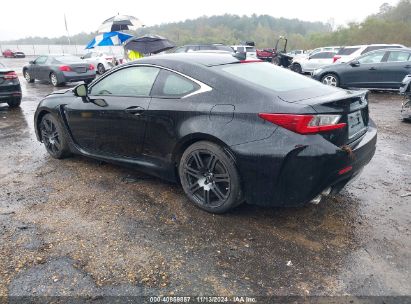 2017 LEXUS RC F Black  Gasoline JTHHP5BC3H5006164 photo #4