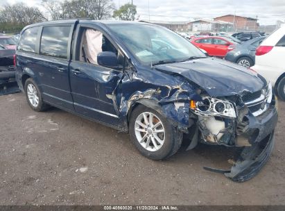 2013 DODGE GRAND CARAVAN SXT Blue  Flexible Fuel 2C4RDGCG6DR807406 photo #1