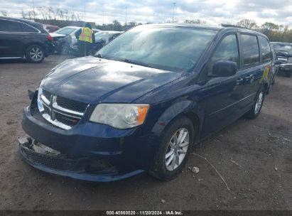 2013 DODGE GRAND CARAVAN SXT Blue  Flexible Fuel 2C4RDGCG6DR807406 photo #3