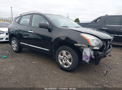 2014 NISSAN ROGUE SELECT S Black  Gasoline JN8AS5MT4EW620522 photo #1