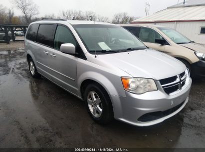 2012 DODGE GRAND CARAVAN SXT Silver  Flexible Fuel 2C4RDGCG5CR365636 photo #1