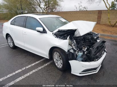 2015 VOLKSWAGEN JETTA 1.8T SE White  Gasoline 3VWD17AJ3FM286413 photo #1