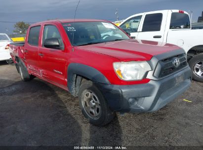 2013 TOYOTA TACOMA Red  Gasoline 5TFJX4CN1DX024433 photo #1