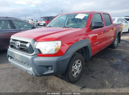 2013 TOYOTA TACOMA Red  Gasoline 5TFJX4CN1DX024433 photo #3