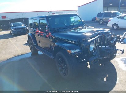 2021 JEEP WRANGLER 4XE UNLIMITED SAHARA 4X4 Black  Hybrid 1C4JJXP69MW799834 photo #1