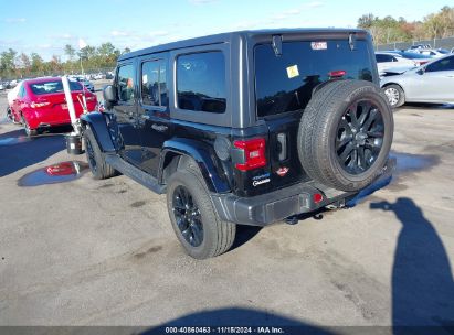 2021 JEEP WRANGLER 4XE UNLIMITED SAHARA 4X4 Black  Hybrid 1C4JJXP69MW799834 photo #4