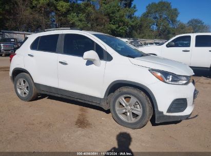 2019 CHEVROLET TRAX LT White  Gasoline KL7CJLSB4KB750595 photo #1