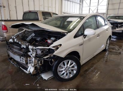 2013 TOYOTA PRIUS PLUG-IN White  Hybrid JTDKN3DP4D3044865 photo #3