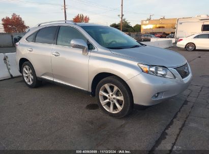 2010 LEXUS RX 350 Silver  Gasoline JTJZK1BA7A2400315 photo #1