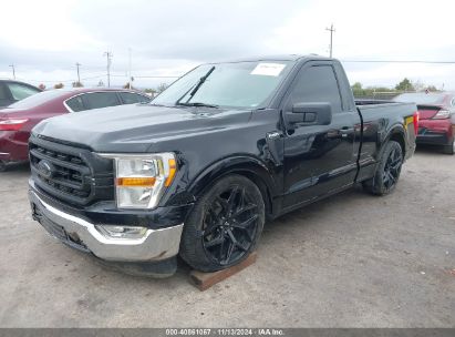 2021 FORD F-150 XL Black  Gasoline 1FTMF1C58MKE89626 photo #3