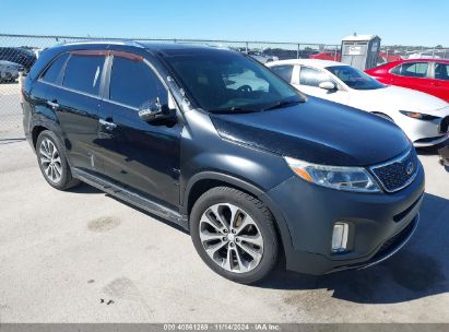 2014 KIA SORENTO SX Black  Gasoline 5XYKW4A79EG466134 photo #1