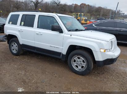 2017 JEEP PATRIOT SPORT FWD White  Gasoline 1C4NJPBA5HD140440 photo #1