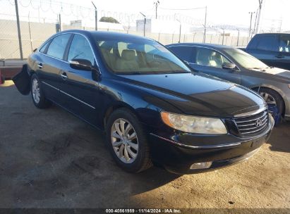 2008 HYUNDAI AZERA LIMITED Black  Gasoline KMHFC46F28A320250 photo #1