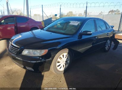 2008 HYUNDAI AZERA LIMITED Black  Gasoline KMHFC46F28A320250 photo #3